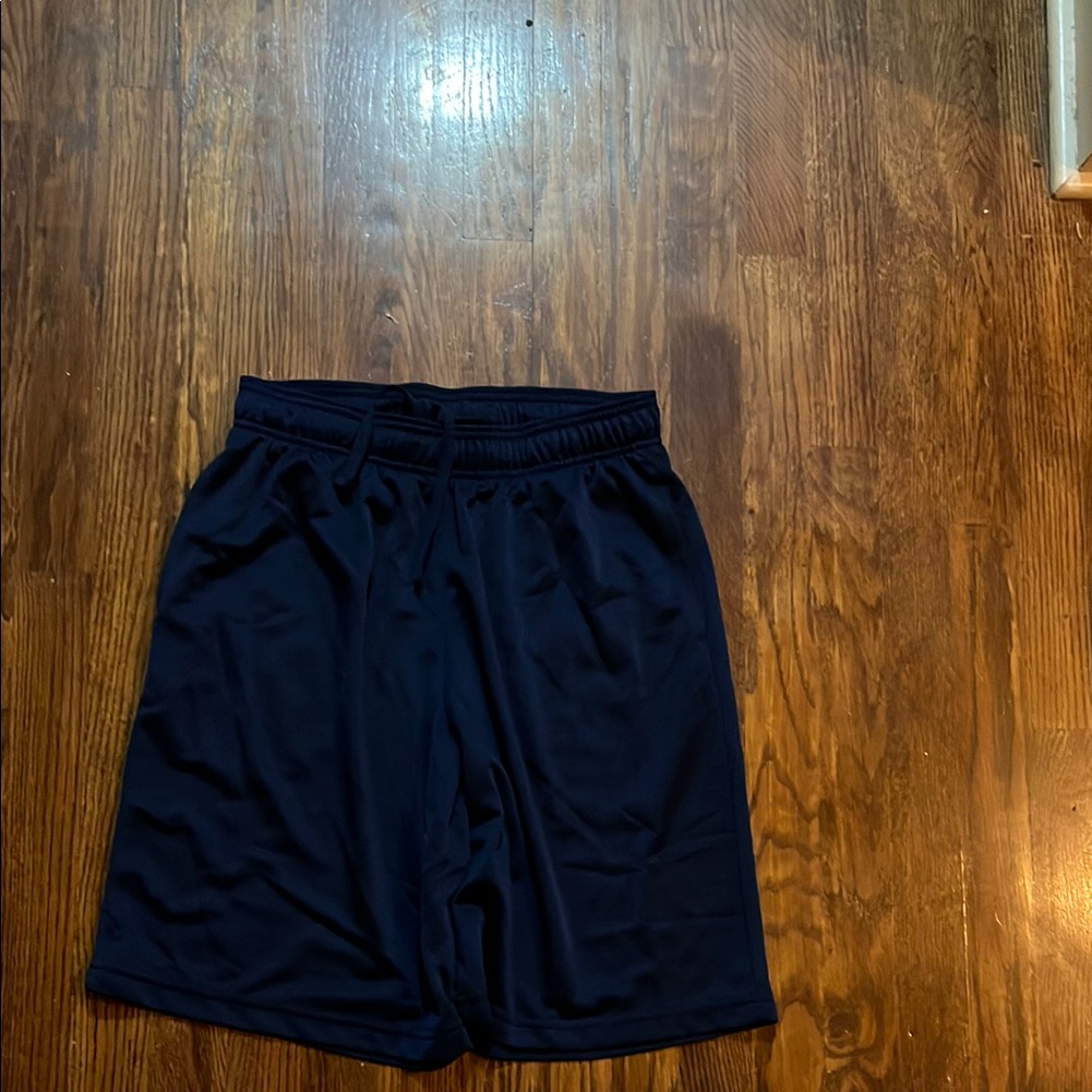 City Streets Brand Athletic Blue Shorts With Elastic Waistband Mens Size M